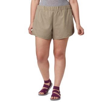 Columbia Ženske Kratke Hlače - Chill River Plus Size Smeđe | NTKF-67201